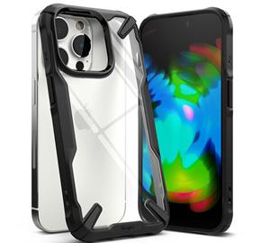 Ringke Fusion X iPhone 14 Pro Hybrid Case - Zwart