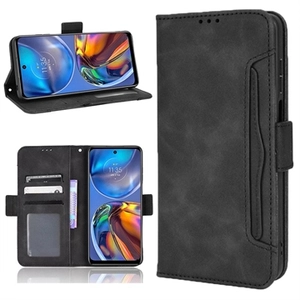 Cardholder Series Motorola Moto E32 Wallet Case - Zwart