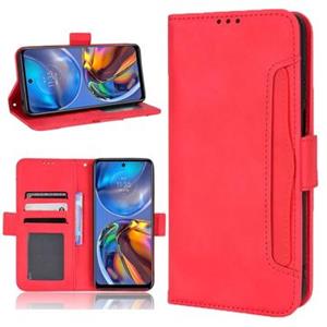 Cardholder Series Motorola Moto E32 Wallet Case - Rood