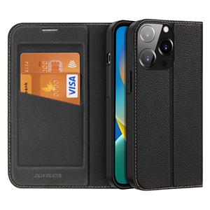 Dux Ducis Skin X2 iPhone 14 Pro Flip Hoesje - Zwart