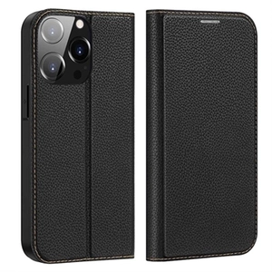 Dux Ducis Skin X2 iPhone 14 Pro Flip Hoesje - Zwart