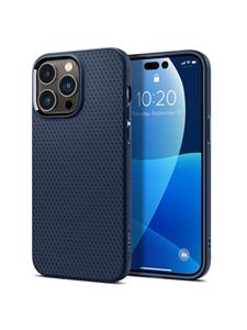 Spigen Liquid Air iPhone 14 Pro TPU Case - Marineblauw