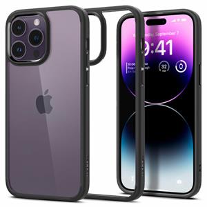 Spigen Ultra Hybrid iPhone 14 Pro Max Hoesje - Zwart