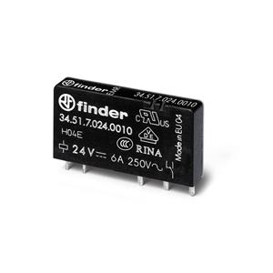 Finder 34.51.7.012.0000 Printrelais 12 V/DC 6 A 1x wisselcontact 20 stuk(s)