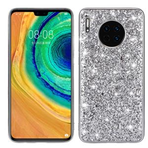 Voor Huawei Mate 30 Glittery Powder Shockproof TPU Case(Zilver)