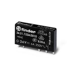 Finder 34.51.7.012.0310 Printrelais 12 V/DC 6 A 1x NO 20 stuk(s)