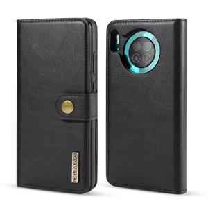 Voor Huawei mate 30 DG. MING Crazy Horse textuur Flip afneembare magnetische lederen draagtas met houder & kaartsleuven & portemonnee (zwart)