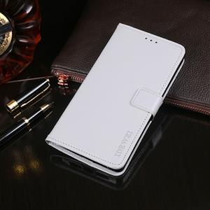 huismerk Voor Xiaomi Poco X3 NFC Vierbladige gesp reliëf gesp mobiele telefoon bescherming lederen case met Lanyard & Card Slot & Wallet & Bracket Functie(Gri