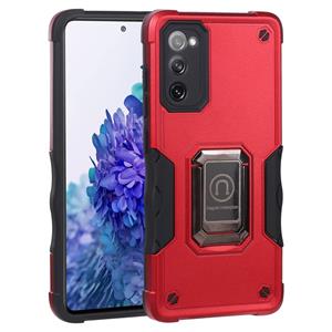 huismerk Voor Samsung Galaxy S20 Fe Ring Holder Non-Slip Armor Phone Case