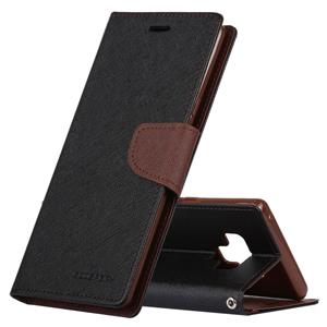 huismerk MERCURY GOOSPERY FANCY dagboek horizontale Flip lederen Case voor Galaxy Note 9 met houder & kaartsleuven & Wallet(Black)