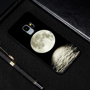 Huismerk Maan geschilderd patroon zachte TPU geval voor Galaxy S9