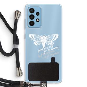 CaseCompany Good or bad: Samsung Galaxy A52 Transparant Hoesje met koord