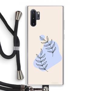 CaseCompany Leaf me if you can: Samsung Galaxy Note 10 Plus Transparant Hoesje met koord