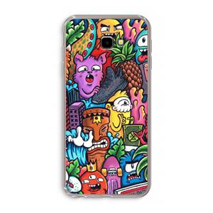 CaseCompany Vexx Mixtape: Samsung Galaxy J4 Plus Transparant Hoesje