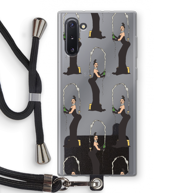 Pop Some Kim: Samsung Galaxy Note 10 Transparant Hoesje met koord