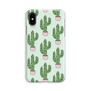 CaseCompany Cactus Lover: iPhone Xs Volledig Geprint Hoesje