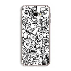 CaseCompany Vexx City #2: Samsung Galaxy J4 Plus Transparant Hoesje