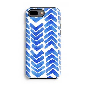 CaseCompany Blauwe pijlen: iPhone 7 Plus Tough Case