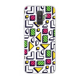 CaseCompany 8-bit N°4: Samsung Galaxy A6 Plus (2018) Transparant Hoesje