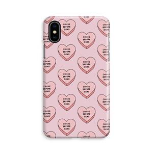 CaseCompany Chicks before dicks: iPhone Xs Volledig Geprint Hoesje