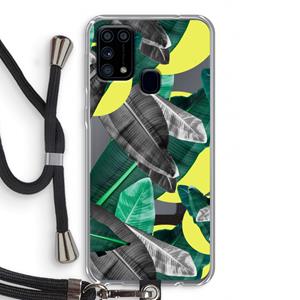 CaseCompany Fantasie jungle: Samsung Galaxy M31 Transparant Hoesje met koord