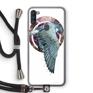 Golden Falcon: Samsung Galaxy A11 Transparant Hoesje met koord