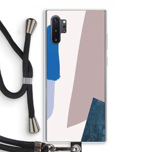 CaseCompany Lapis: Samsung Galaxy Note 10 Plus Transparant Hoesje met koord
