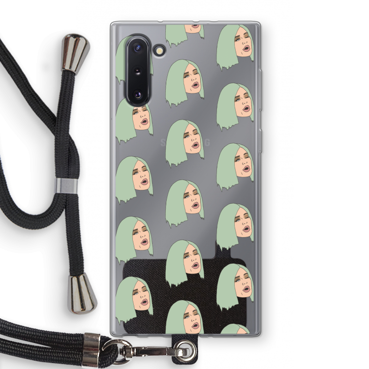 CaseCompany King Kylie: Samsung Galaxy Note 10 Transparant Hoesje met koord