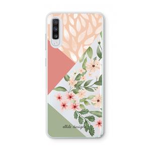 CaseCompany Sweet heaven geometrics: Samsung Galaxy A70 Transparant Hoesje