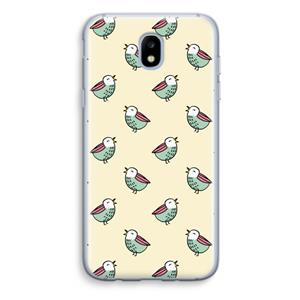 CaseCompany Vogeltjes: Samsung Galaxy J5 (2017) Transparant Hoesje