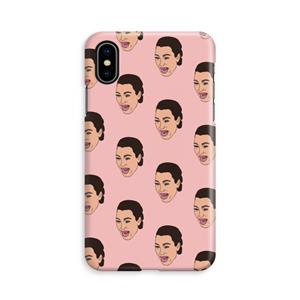 CaseCompany Ugly Cry Call: iPhone Xs Volledig Geprint Hoesje