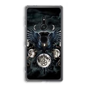 CaseCompany Sinister Wings: Sony Xperia XZ2 Transparant Hoesje