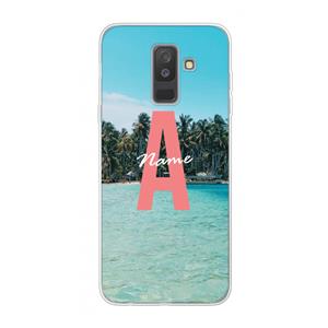 CaseCompany Pacific Dream: Samsung Galaxy A6 Plus (2018) Transparant Hoesje