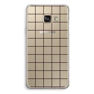 CaseCompany Rooster: Samsung A3 (2017) Transparant Hoesje