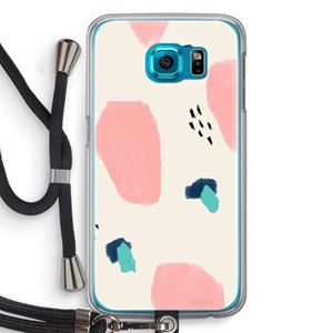 CaseCompany Monday Surprise: Samsung Galaxy S6 Transparant Hoesje met koord