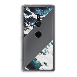 CaseCompany Golven: Sony Xperia XZ2 Transparant Hoesje