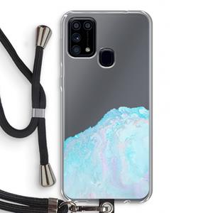CaseCompany Fantasie pastel: Samsung Galaxy M31 Transparant Hoesje met koord