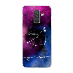 CaseCompany Sterrenbeeld - Donker: Samsung Galaxy A6 Plus (2018) Transparant Hoesje
