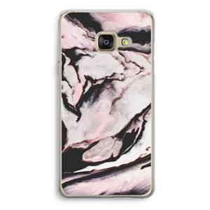 CaseCompany Roze stroom: Samsung A3 (2017) Transparant Hoesje