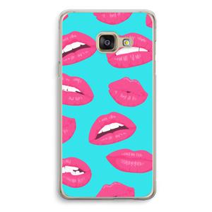 CaseCompany Bite my lip: Samsung A3 (2017) Transparant Hoesje