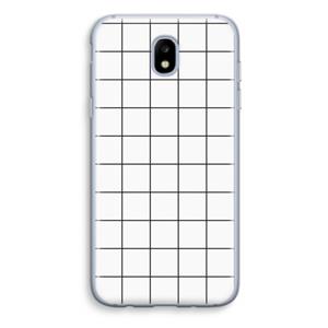 CaseCompany Rooster: Samsung Galaxy J5 (2017) Transparant Hoesje