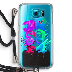 CaseCompany Dream: Samsung Galaxy S6 Transparant Hoesje met koord