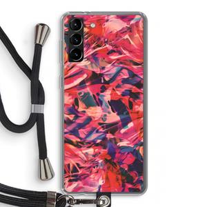 CaseCompany California: Samsung Galaxy S21 Plus Transparant Hoesje met koord