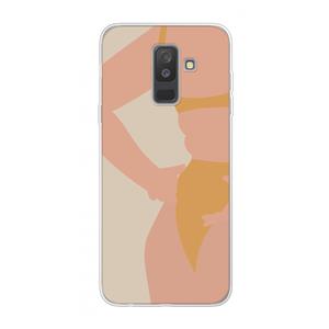 CaseCompany Bikini body: Samsung Galaxy A6 Plus (2018) Transparant Hoesje