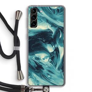 CaseCompany Dreaming About Whales: Samsung Galaxy S21 Plus Transparant Hoesje met koord