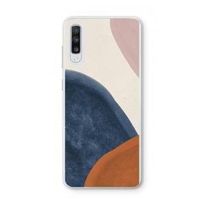 CaseCompany Geo #1: Samsung Galaxy A70 Transparant Hoesje