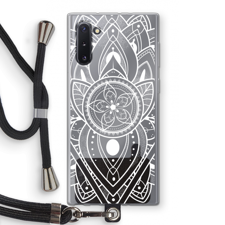 CaseCompany It's Complicated: Samsung Galaxy Note 10 Transparant Hoesje met koord