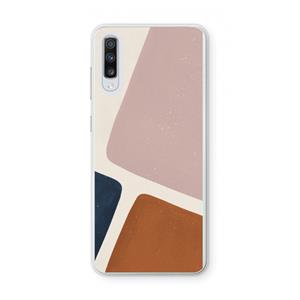 CaseCompany Geo #2: Samsung Galaxy A70 Transparant Hoesje