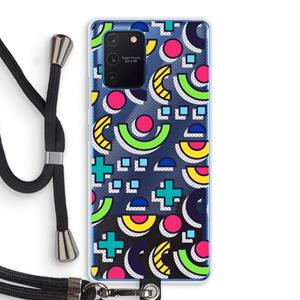 CaseCompany 8-bit N°6: Samsung Galaxy Note 10 Lite Transparant Hoesje met koord