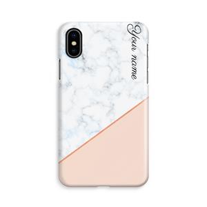 CaseCompany Marmer in stijl: iPhone X Volledig Geprint Hoesje